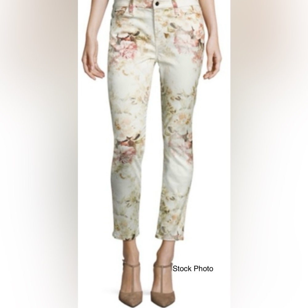 JEN7 / 7 For All Mankind Floral Print Ankle Skinny Jeans/Pants•EUC•Sz. 2